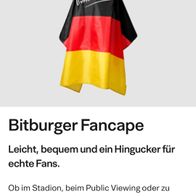 Bitburger Fancape WM 2026 Deutschland neu OVP