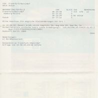 Fahrplan Reiseverbindungen Anfrage vom 22.08.2002 Frankfurt am Main - Husum