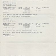 Fahrplan Reiseverbindungen Anfrage vom 05.08.2004 Frankfurt - Bredstedt - Frankfurt