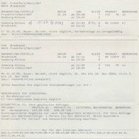 Fahrplan Reiseverbindungen Anfrage vom 19.10. 2005 Frankfurt- Bredstedt - Frankfurt