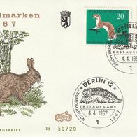 Berlin / Nr. 299 - 302 / FDC
