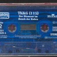 Europa Hörspiel Kassette " TKKG Nr 115 Der Diamant im Bauch der Kobra "