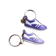 Schlüsselanhänger Fussballschuh 2 Stück Lilaweiß Neu