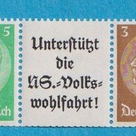 Deutsches Reich MH. Zusammendrucke Mi.512/515/A 8 b/513/512 Waagerecht Postfrisch