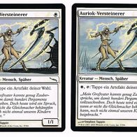 2x "Auriok-Versteinerer" Common aus "Mirrodin", ungespielt