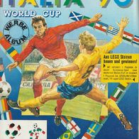 Panini Sammelalbum World Cup Italia ‘90 komplett mit allen 448 Stickern