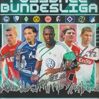TOPPS Sammelalbum Bundesliga 09/10 komplett mit allen 412 Stickern plus EXTRA