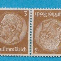 Deutsches Reich Zd aus MH. Zusammendrucke Mi.513/513 waagerecht K22 Postfrisch/Falz