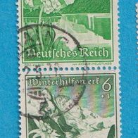 Deutsches Reich Zd aus MH. Zusammendrucke Mi.677/678 senkrecht S 245 gest
