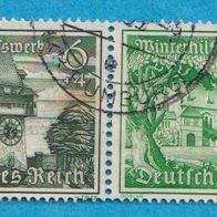 Deutsches Reich Zd aus MH. Zusammendrucke Mi.733/732 waagerecht W 136 gest