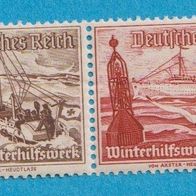 Deutsches Reich Zd aus MH. Zusammendrucke Mi.651/656 waagerecht W 131