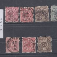 Briefmarken Altdeutschland Württemberg 1875