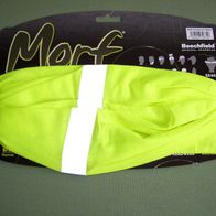 Morf Schlauchschal Reflektierende Streifen Neongelb Schal Stirnband Bandana Neon