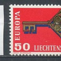 Europa-Union / CEPT - Liechtenstein Mi. Nr. 495 - Europamarken 1968 * * <