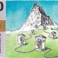 Telefonkarte Schweiz , Poststellen 20 CHF , leer , Swiss Telecom