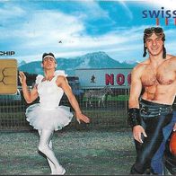 Telefonkarte Schweiz , Artistenpause 5 CHF , leer , Swiss Telecom
