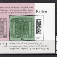 BRD / Bund 2022 Blockausgabe: Tag der Briefmarke Block 90 postfrisch