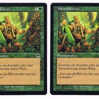 2x "Naturalisieren", Common aus "Aufmarsch", ungespielt