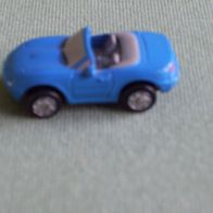 Mazda MX5 Miniatur Mini Modellauto Blau Markiert mit 1994 LGTI L=3,5cm