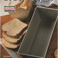 4 Brotrezepte in 4 Sprachen. Prospekt. Broschüre