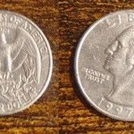 Münze USA: 0,25 oder Quarter Dollar 1997 - P