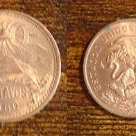 Münze Mexiko: 20 Centavos 1960