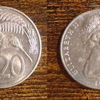 Münze Neu Seeland: 20 Cent 1980