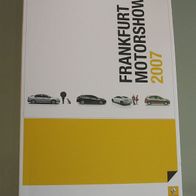 Pressemappe Press Kit Renault Frankfurt Motor Show IAA 2007