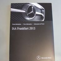 Pressemappe Press Kit USB Mercedes Frankfurt Motorshow IAA 2013