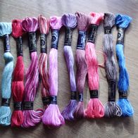 Schürer 10 x Stickgarn bunt NEU