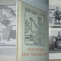 Vom Wesen der Volkskunst 1926 Jahrbuch für historische Volkskunde Band II