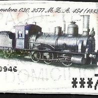 Spanien Automatenbriefmarke " Dampflokomotive " von 2001 Wert 75 Peseten o
