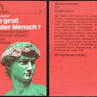 Wie groß ist der Mensch? Franz Loeser, nl konkret 9, 1975, 2. Aufl., Neues Leben