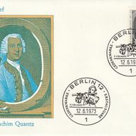 Berlin / Nr. 454 Quantz / FDC