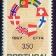 Europa EFTA-Ausgaben Portugal Mi. Nr. 1044 * * <