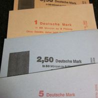 Pfennig-Rollenpapier ungebraucht für 1-2-5 + 10 Pfg