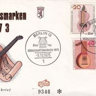 Berlin / Nr. 459 - 462 Musik / FDC
