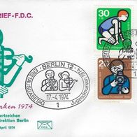 Berlin / Nr. 468 - 471 Jugend / FDC