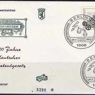 Berlin / Nr. 550 Patent / FDC