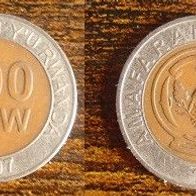 Münze Ruanda: 100 Franc 2007