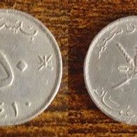 Münze Oman: 50 Baisa 1990