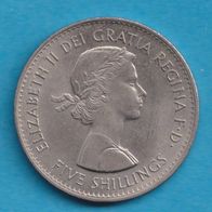 Großbritannien 5 Shillings 1960