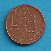 Argentinien 1 Peso 2017