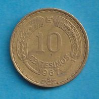 Chile 10 Centesimos 1967