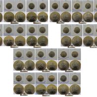 2005-2007, Russia, a set of 17 pcs 10-ruble coins, series: Regions of Russia