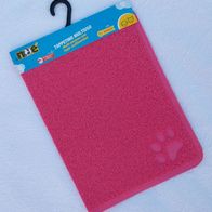 Vorleger Katzentoilette groß 60x40 pink Katzenstreu Matte Katzenklo rutschfest