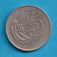 Uruguay 5 Pesos 1980