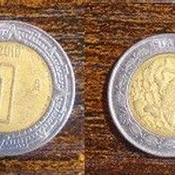Münze Mexiko: 1 Pesos 2010