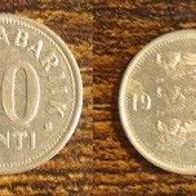 Münze Estland: 50 Senti 1992