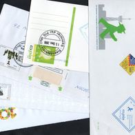 c22] BRD - Privatpost Citipost - 5 seltene Ganzsachen
